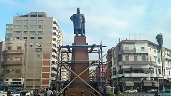 فى مثل هذا اليوم.. تمثال الملك فؤاد يعود لقاعدته فى بور فؤاد..