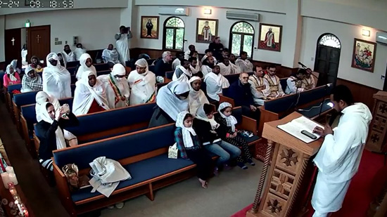  بالصور أقباط أثيوبيا وإريتريا في احضان الكنيسة القبطية باليابان