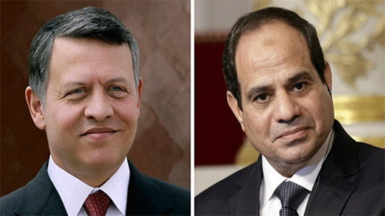 أزمات المنطقة في اتصال هاتفي بين العاهل الأردني والرئيس السيسي