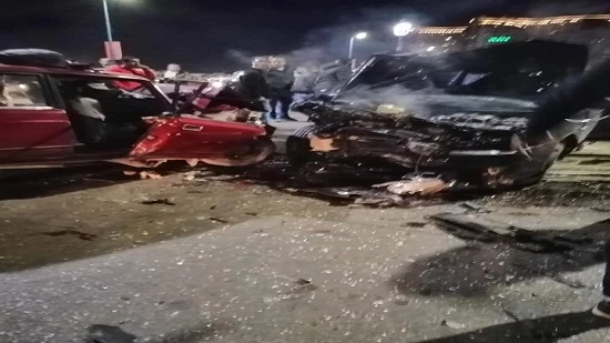 مصرع شاب وإصابة 4 فى حادث مروع بكورنيش الإسكندرية
