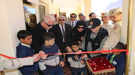 افتتاح مدرستين للتعليم الأساسى يحملان أسماء شهداء للجيش بسانت كاترين