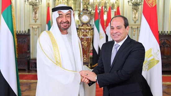 تفاصيل لقاء الرئيس مع ولي عهد أبو ظبي بقصر رأس التين بالإسكندرية