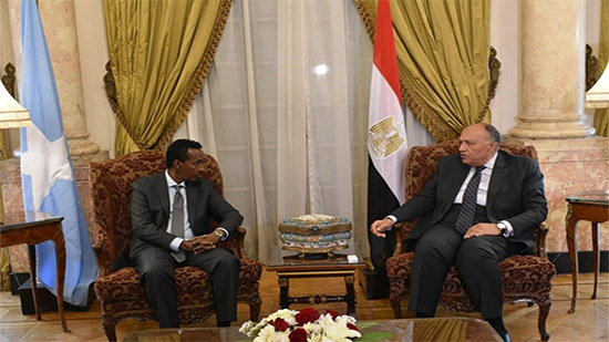 وزير الخارجية يؤكد على دعم مصر لاستقرار الأوضاع في الصومال