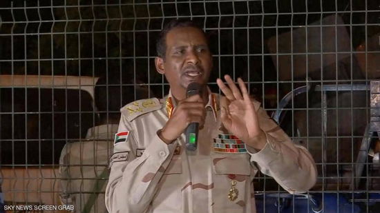 دقلو: هناك من يسعى للوقيعة بين الجيش السوداني وقوى التغيير