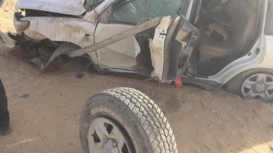 بالصور.. سيارة مدير أمن أسيوط التي تسببت في وفاته