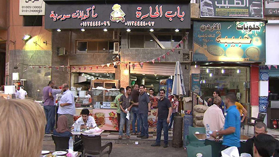 من المحلات السورية بمصر
