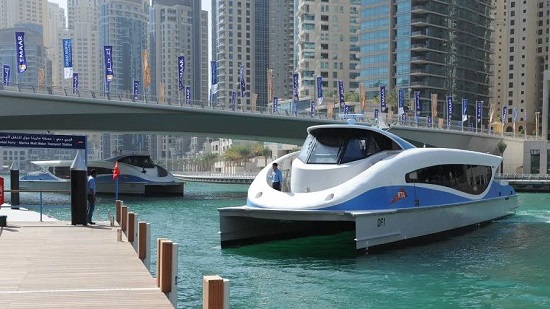  خطة تطويرية لخدمات النقل البحري بقناة دبي المائية 
