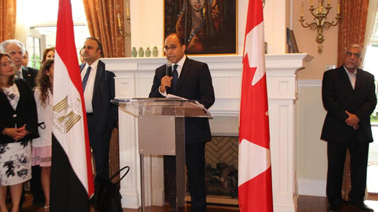 هكذا احتفلت السفارة المصرية في كندا بذكرى ثورة 52