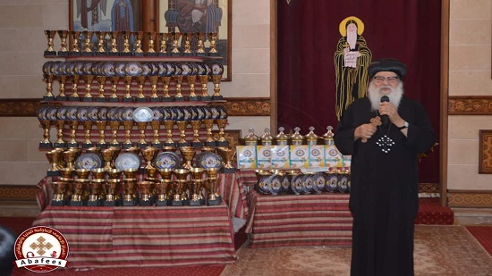  حفل توزيع كؤوس مهرجان الكرازة المرقسية بواحة القديس انطونيوس بالمنيا

