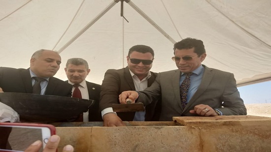  وزير الشباب يضع حجر الأساس لمركز شباب الجزيرة ٢ بالسادس من اكتوبر
