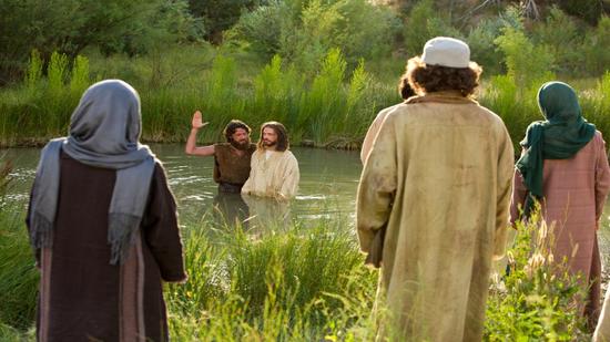 معمودية السيد المسيح في باب الخلق