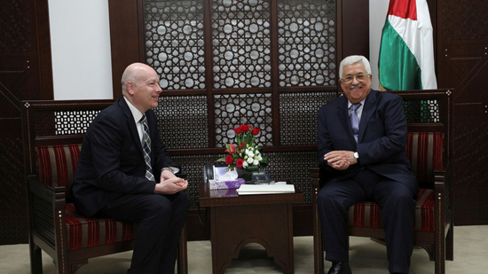 الرئيس الفلسطيني يستقبل غرينبلات، 14 مارس 2017