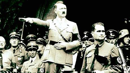 رودلف هس نائب الزعيم النازي أدولف هتلر