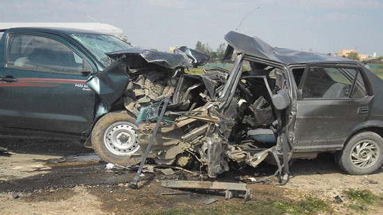 تصادم 3 سيارات على الطريق السريع بطنطا.. وضبط السائق المتسبب في الحادث
