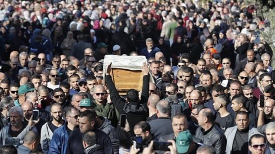 تشييع جنازة الشابة الإسرائيلية 