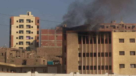 حريق بمدرسة أبو تيج الثانوية الصناعية في أسيوط يلتهم مقاعد الطلاب