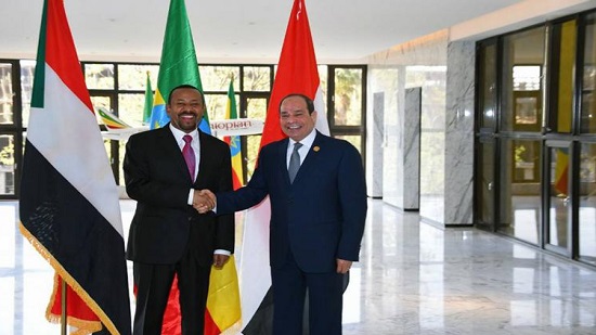 السيسى و رئيس اثيوبيا