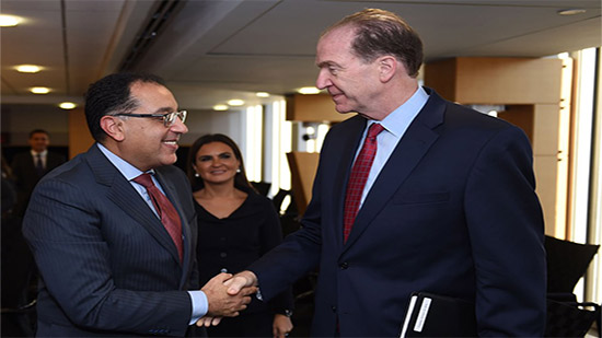 رئيس الوزراء يلتقى مع رئيس البنك الدولي 