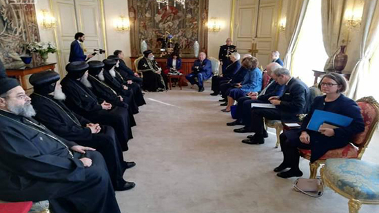 البابا تواضروس مع مجلس الشيوخ البلجيكي