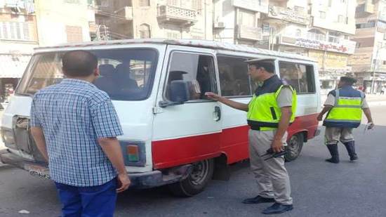 حملة مرورية بالشرقية تضبط 46 سيارة أجرة سرفيس مخالفة