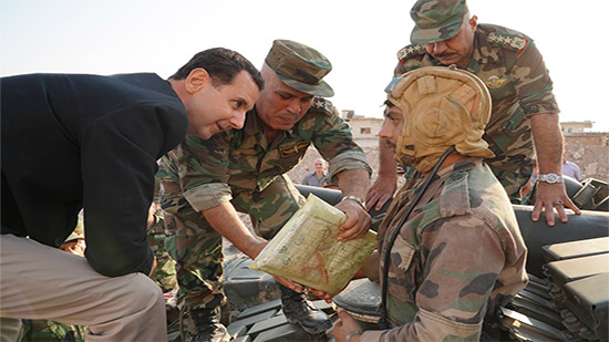  الرئيس السوري، بشار الأسد،