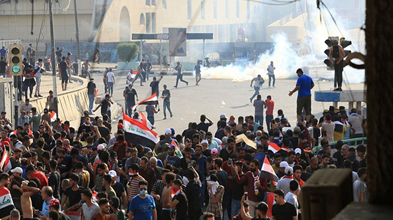 عاجل .. الشرطة العراقية تعلن حصيلة قتلى تظاهرات اليوم ببغداد 