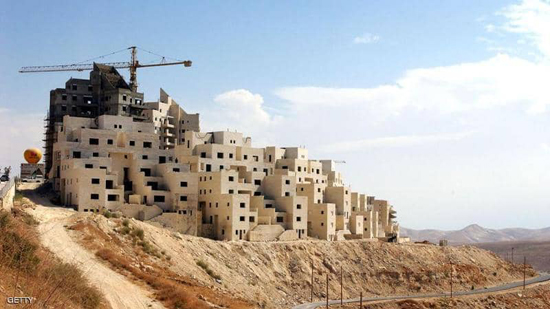 صورة أرشيفية لأعمال بناء مستوطنة إسرائيلية بالضفة الغربية