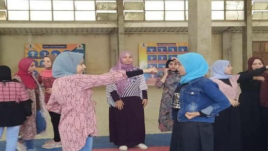  جامعة المنيا تدرب الطالبات علي فنون القتال للدفاع عن النفس