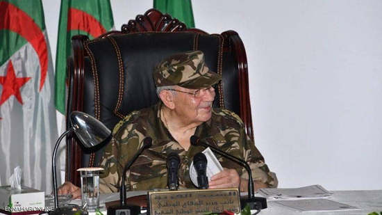 رئيس أركان الجيش الجزائري الفريق أحمد قايد صالح،