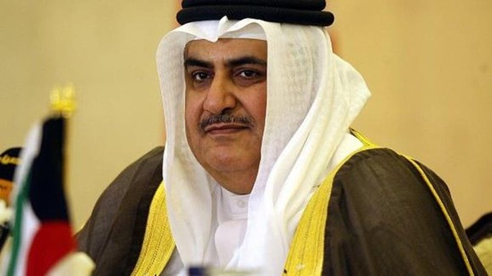 وزير الخارجية البحريني، الشيخ خالد 