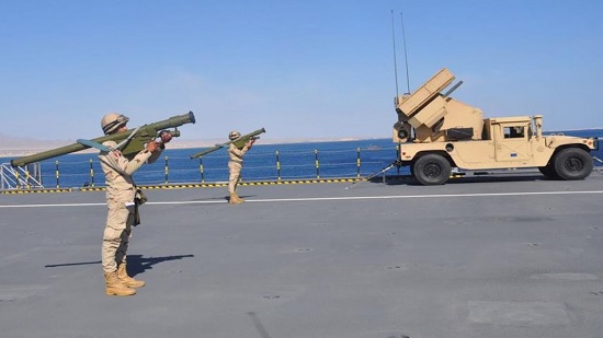 الجيش المصري يؤمن حدود مصر البحرية