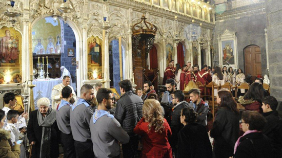  الكنائس السورية تحتفل بعيد الميلاد المجيد 