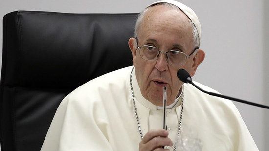  البابا ينعي ضحايا حادث مقديشو 