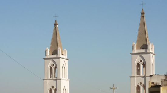 كنيسة رئيس الملائكة ميخائيل بالأقصر تحتفل بعيد الغطاس 
