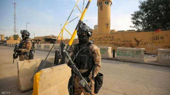 سقوط قذائف صاروخية قرب السفارة الأميركية في بغداد