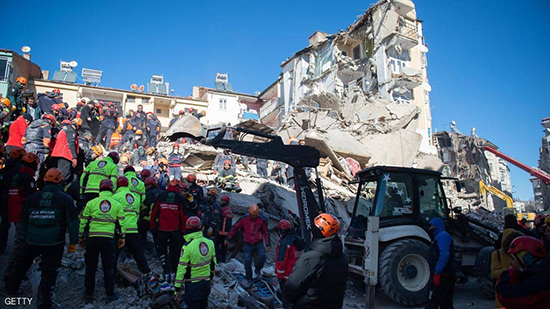 تركيا.. وقف عمليات البحث عن ناجين وكشف حصيلة الزلزال المدمر