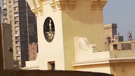 بالفيديو .. توقف الساعة الأثرية بديوان محافظة القاهرة رغم تجدديها 