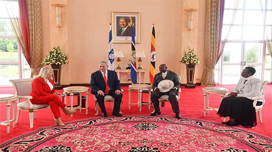 صور .. نتنياهو للرئيس الأوغندي : جزيل الشكر للصداقة مع إسرائيل 