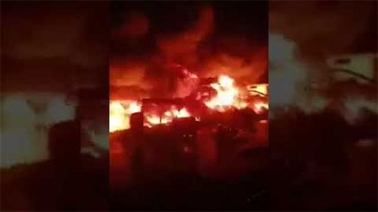 9 سيارات إطفاء لإخماد حريق في أكتوبر وإمبابة