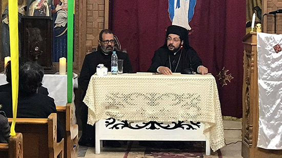 صور .. الأنبا باخوم ينفذ زيارة إلى كنيسة العذراء مريم بعين شمس