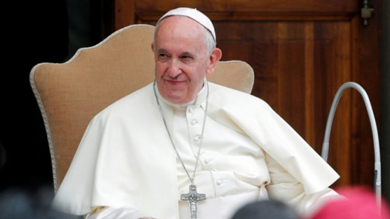  البابا فرنسيس يطالب باستخدام الوسائل الدبلوماسية لحل الأزمة السورية