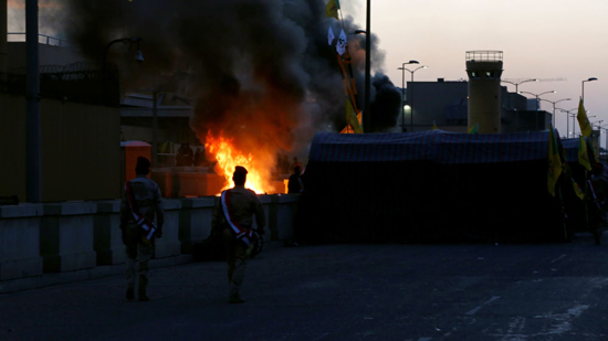 التحالف الدولي يؤكد سقوط صاروخ في المنطقة الخضراء في بغداد