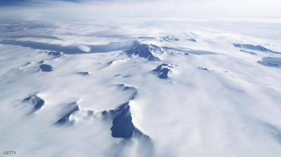 صورة فضائية لجانب من القطب الجنوبي