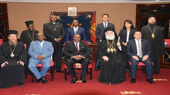 السفير المصري في مالاوي يستقبل بطريرك الروم الأرثوذكس 