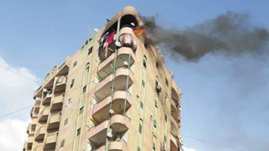 السيطرة على حريق داخل شقة سكنية فى أكتوبر دون إصابات
