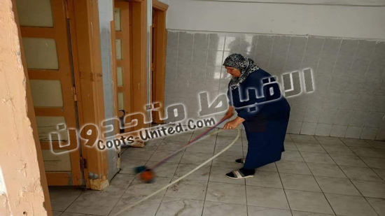  بالصور.... حملة تنظيف وتطهير بمدارس الإسكندرية
