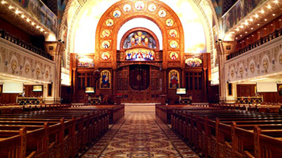 كاتدرائية مارمرقس بالكويت  تقيم قداسا إلهيا دون حضور الشعب 
