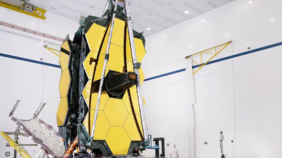  فيديو.. وكالة ناسا تنشر بنجاح المرآة الهائلة لتلسكوب جيمس ويب