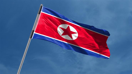 علم كوريا الشمالية 