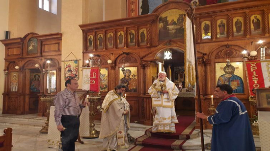  احتفال كنيسة الروم الأرثوذكس بعيد الشهيد مارجرجس